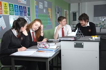 Llantwit pupils at work